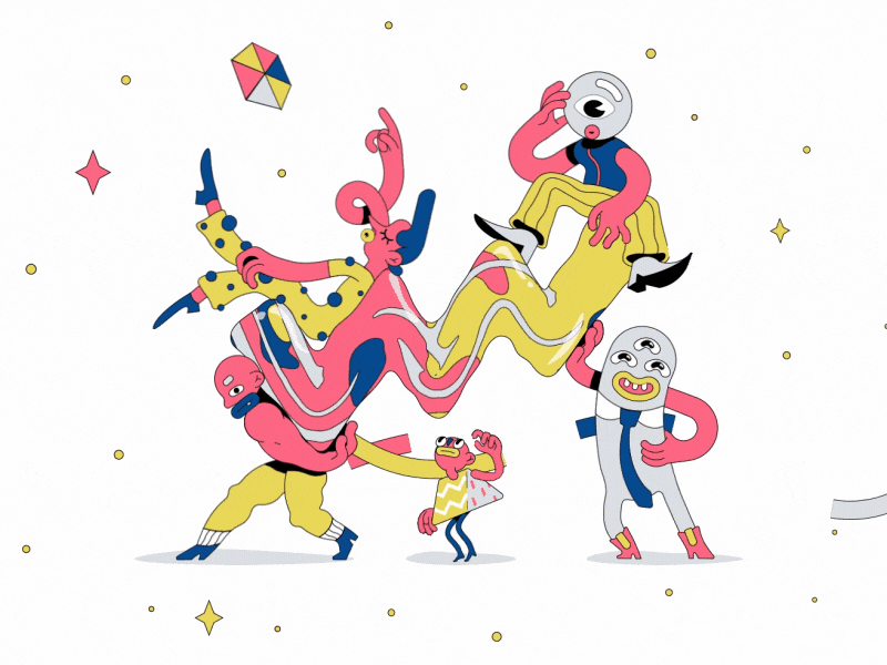 Showreel Outro Loop 2d 2d animation animation illustration logo loop motion motion design motion graphics vector