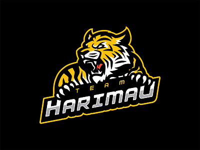 Team Harimau Logo Design animal badge brand character emblem esport graphic graphicdesign head hooligan illustration illustrator logo logo design mascot soccer sports tiger tiger logo wild