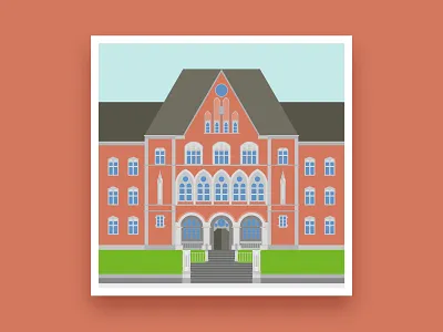 Formsaachen Aachen District Court Illustration aachen architect architecture architecture design award winning branding germany ifdesignaward illustration vector