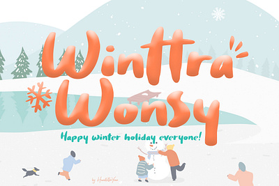 Winttra Wonsy design display display type font font design font family handwritten illustration typeface typography