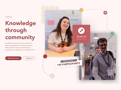 Measure Camp analytics animation art direction community conference data french knowledge synerghetic video