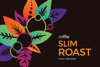 Slim Roast Final Design branding design graphic design illustration illustrator layout layoutdesign package mockup packagedesign packagingdesign