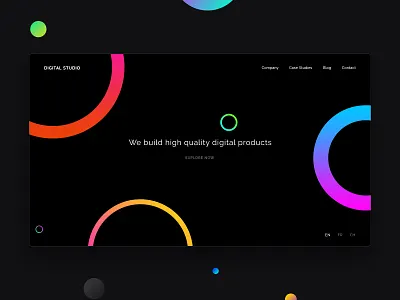 Creative Digital Agency Website agency branding agency landing page branding design colorful creative creative agency creative design digital digital agency digital branding landing page landing page design ui design uidesign uiux webdesign webdesigner website concept