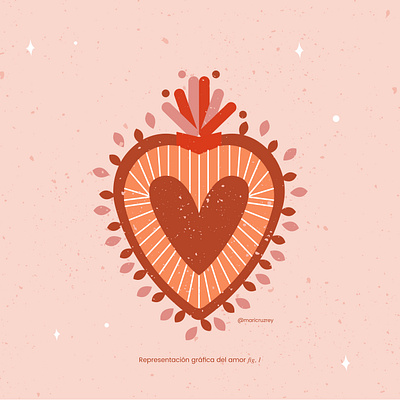 heart 02 colorfull design doodle graphic design heart illustration illustrator love mexico procreate