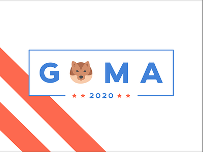 ★★ GOMA 2020 ★★ campaign logo adobe illustrator cc branding dog illustration dog logo illustration illustrator logo political political campaign political logo shiba shiba inu vector weekly challenge weekly warm up