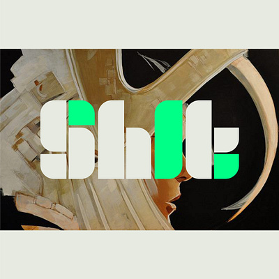 Shit astronaut font lettering logo scifi shit space type typography vector