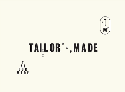 Tailor Made branding design logo