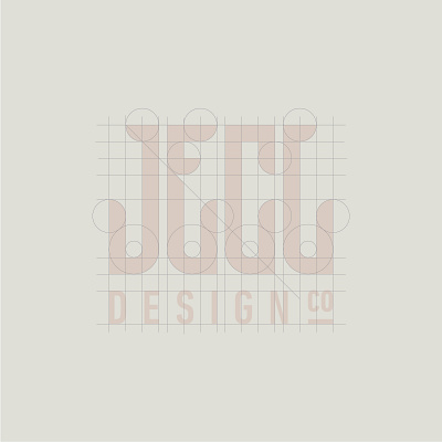 JDC grid branding clean custom type designer flat grid logo identity logo logotype minimal simple typography