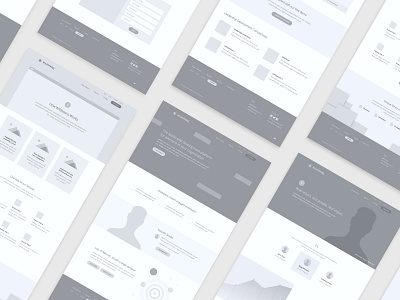 Wildsparq Wireframes brand design landing page marketing product sales ui ux web design website