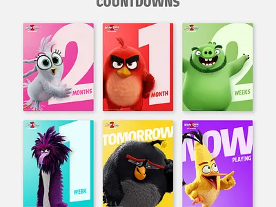 The Angry Birds Movie 2 Social Assets - Instagram Static design graphic design instagram instagram post movie poster design social socialmedia socialmediamarketing typography