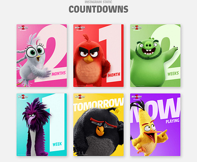 The Angry Birds Movie 2 Social Assets - Instagram Static design graphic design instagram instagram post movie poster design social socialmedia socialmediamarketing typography