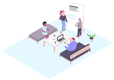 Deloitte Illustration illustration isometric isometric illustration vector