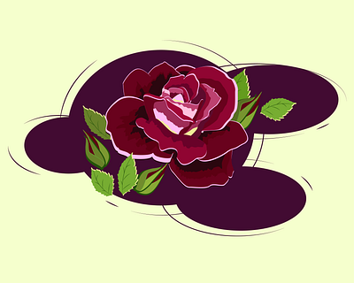 Rose adobeillustator art design flower illustration illustrator logo rose vector