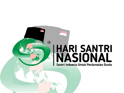 HARI SANTRI 2019 design logo