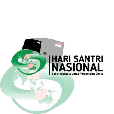 HARI SANTRI 2019 design logo