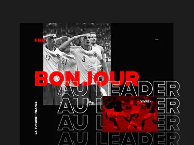 Bonjour au leader.. balance clean clear design interface simple simplicity sketch ui ux