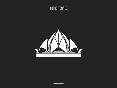 Lotus black and white icon iconography logo logotype lotus temple vector