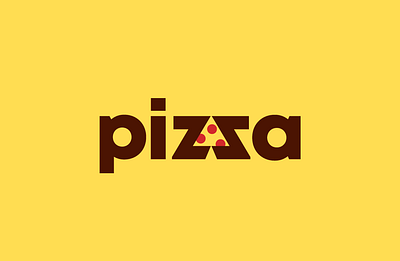 Pizza anagram brand branding food illustration logo logotipe peru pizza typography