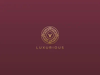 Luxury Logo beauty cosmetics elegant fashion jewelry logo luxury ornament sophisticated vector vintage