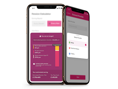 Pension App app design clean design inspiration ios sketch ui ux