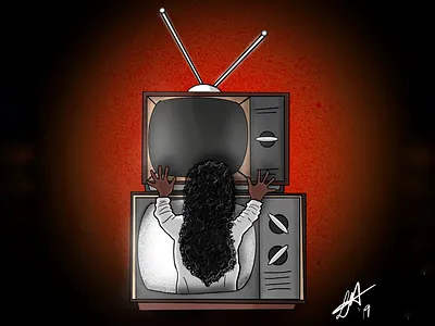 Let Me In concept digital drawing illustration inktober movies procreate