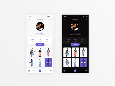 User Profile app app screen dailyui design iphone mobile design sketchapp social media ui uidesign user experience user interface design user profile ux ux design visual design