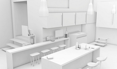 Flat apartment 3d c4d cinema4d design flat illustration modern render
