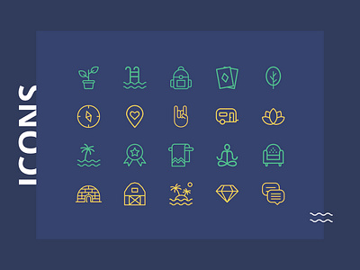 Icons app icon travel ui design