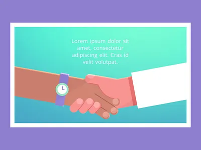 Professional - Handshake after effects animation animation 2d business character character animation design flat handshake illustration loop marketing motion template