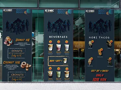 ROLL BANNER banner banner design banner menu branding branding and identity branding design brochure brochure design creative creative design design illustration art logodesign menu menu design