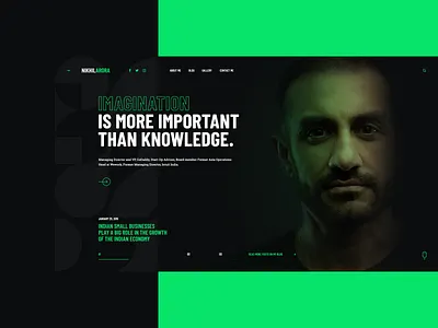 Nikhil Arora agency app design godaddy india landingpage onapage poland portfolio theme ui ux web webdesign webdesigner website wordpress