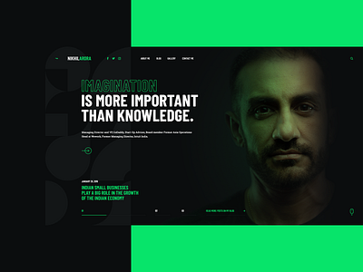 Nikhil Arora agency app design godaddy india landingpage onapage poland portfolio theme ui ux web webdesign webdesigner website wordpress