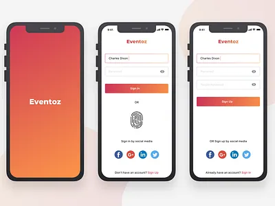 365 DAYS UI CHALLENGE-DAY 001 / 365, #dailyui app design ui uiux ux
