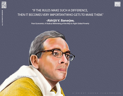 Abhijit V. Banerjee abhijit v. banerjee abhijit v. banerjee creative design drawing econimics econimics economics science education graphic design illustration painting poster saikat sarkar illustration saikatsarkar16