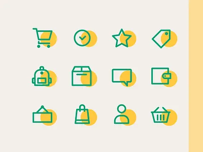 E Commerce icons line design icon icon a day icon app icon design icon set illustration line icon