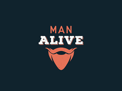 "Man Alive" - Vintage Grooming company beard beard oil branding and identity graphic design graphicdesign grooming illustration logo logodesign logoinspiration logoinspirations logos logosai logotype retro vintage vintage badge vintage font vintage logo