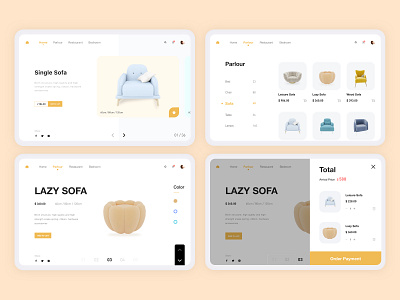 Selling furniture ui web