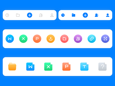 office app icon app blue clean color icon interface office ui