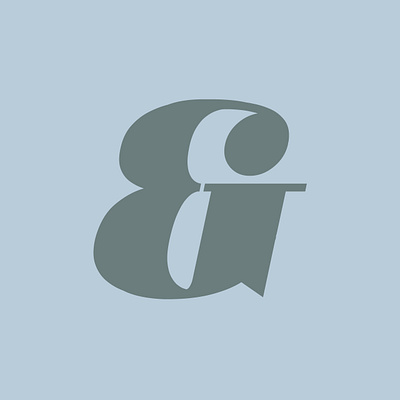 Ampersand (from Moorland Italic) ampersand bold font design display elegant font font handcrafted modern retro simple type typeface typography vintage