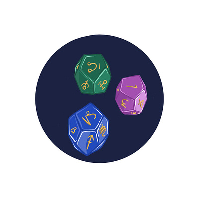 Oracle Dice alchemy astrology dice icon icon set icons icons design magic oracle psychic runes witch witches