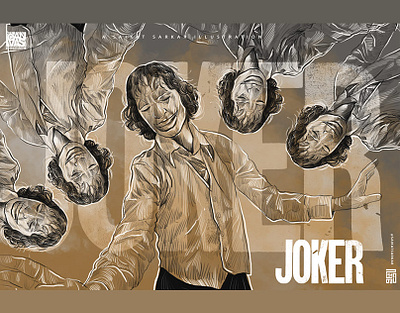 Joker art cartoon cartoons dc comics design digital graphic design illustration illustrations joker joy painting photoshop saikat sarkar illustration saikatsarkar16 wacom