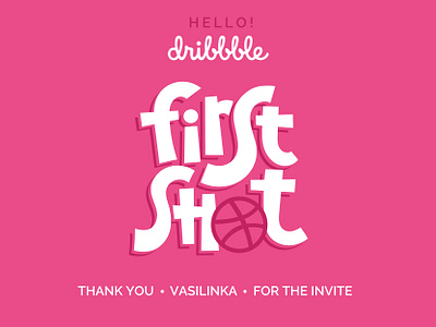 dribbble 1 design typography vector