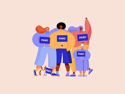 Vote PARC app design friends icon illustration minimal neighbor neighborhood neighbourhood parc right rights team vote voter votes voting