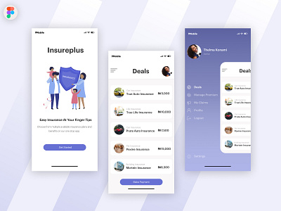 Insurance Application app design branding design illustration insurance insurance app insurance payment mobile app mobile app design product design ui ux