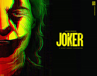 Joker art creative dc dc comics drawing graphic design illustration joker joker art photoshop poster saikat sarkar saikat sarkar illustration saikatsarkar16