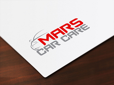 Mars Car Care branding clean design flat logo logo design logodesign typography web