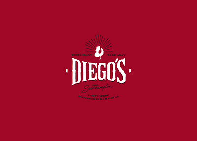 Diego's Restaurant - Logo Design brand branding design identity logo logotype restaurant logo