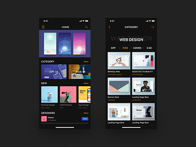 Daily Pratice-one app design ui