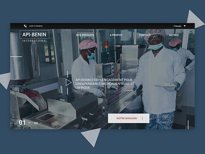 API BENIN - Redesign concept benin clean design desktop figma typography ui
