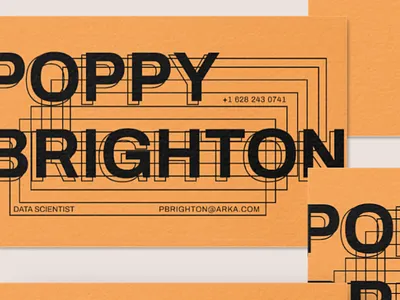 Poppy Business Cards